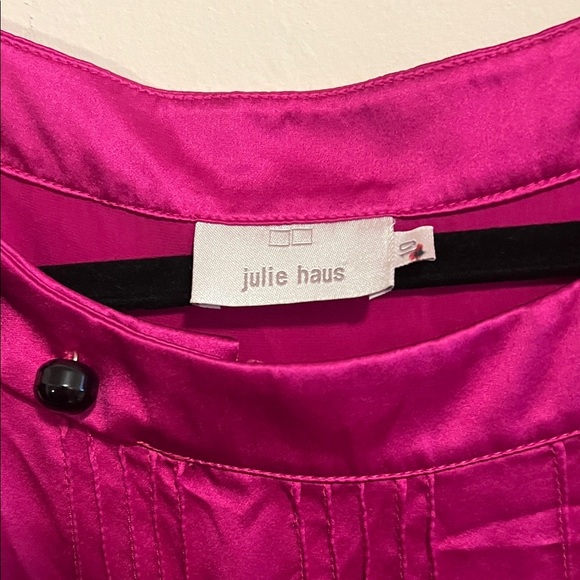 Silk dress 100% Elegant Pink Dress - Picture 5 of 8